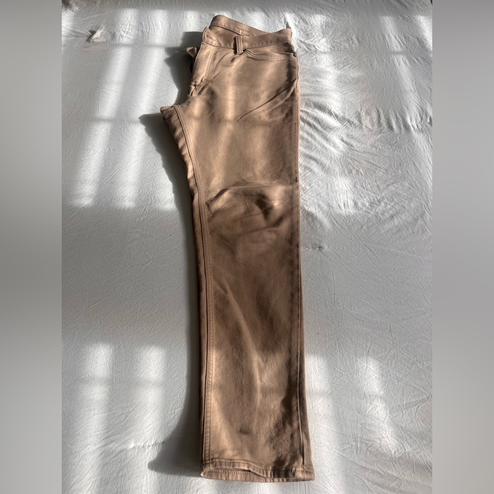 Banana Republic Tan Skinny Fit Pants Size 34 x 32. Used.